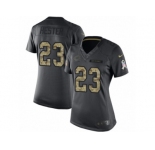 Women's Nike Chicago Bears #23 Devin Hester Limited Black 2016 Salute to Service NFL Jersey
