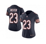 Women's Nike Chicago Bears #23 Devin Hester Limited Navy Blue Rush NFL Jersey