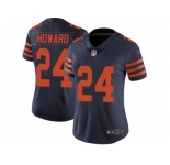 Women's Nike Chicago Bears #24 Jordan Howard Vapor Untouchable Limited Navy Blue 1940s Throwback Alternate NFL Jersey