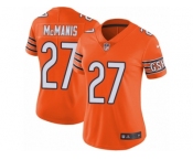 Women's Nike Chicago Bears #27 Sherrick McManis Vapor Untouchable Limited Orange Rush NFL Jersey