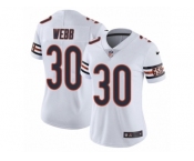 Women's Nike Chicago Bears #30 B.W. Webb Vapor Untouchable Limited White NFL Jersey