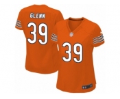 Women's Nike Chicago Bears #39 Jacoby Glenn Limited Orange Alternate NFL Jersey