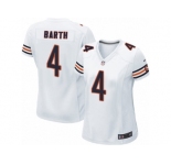 Women's Nike Chicago Bears #4 Connor Barth Limited White NFL Jersey