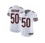 Women's Nike Chicago Bears #50 Jerrell Freeman Vapor Untouchable Limited White NFL Jersey