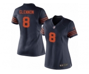 Women's Nike Chicago Bears #8 Mike Glennon Limited Navy Blue 1940s Throwback Alternate NFL Jersey