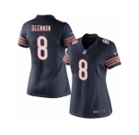 Women's Nike Chicago Bears #8 Mike Glennon Limited Navy Blue Team Color NFL Jersey