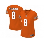 Women's Nike Chicago Bears #8 Mike Glennon Limited Orange Alternate NFL Jersey