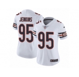 Women's Nike Chicago Bears #95 John Jenkins Vapor Untouchable Limited White NFL Jersey