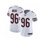 Women's Nike Chicago Bears #96 Akiem Hicks Vapor Untouchable Limited White NFL Jersey