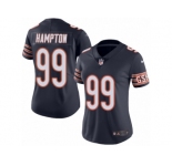Women's Nike Chicago Bears #99 Dan Hampton Limited Navy Blue Rush NFL Jersey