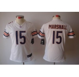 nike women nfl jerseys chicago bears #15 marshall white[nike limited]