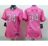 nike women nfl jerseys chicago bears #34 payton pink[2012 nike love]