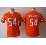 nike women nfl jerseys chicago bears #54 urlacher orange[nike limited