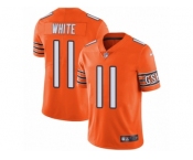 Nike Youth Bears #11 Kevin White Orange Stitched NFL Limited Rush Jersey