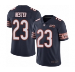 Youth Chicago Bears #23 Devin Hester Navy Blue Team Color 100th Season Limited Football Jersey