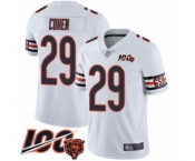 Youth Chicago Bears #29 Tarik Cohen White Vapor Untouchable Limited Player 100th Season Football Jersey