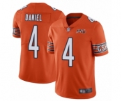 Youth Chicago Bears #4 Chase Daniel Orange Alternate 100th Season Limited Football Jersey