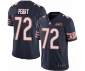 Youth Chicago Bears #72 William Perry Navy Blue Team Color 100th Season Limited Football Jersey