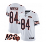 Youth Chicago Bears #84 Cordarrelle Patterson White Vapor Untouchable Limited Player 100th Season Football Jersey