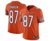 Youth Chicago Bears #87 Adam Shaheen Orange Alternate 100th Season Limited Football Jersey