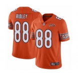 Youth Chicago Bears #88 Riley Ridley Orange Alternate 100th Season Limited Football Jersey
