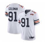 Youth Chicago Bears #91 Eddie Goldman White 100th Season Limited Football Jersey