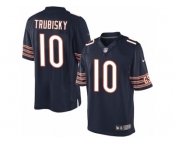 Youth Nike Chicago Bears #10 Mitchell Trubisky Limited Navy Blue Team Color NFL Jersey