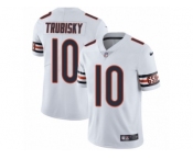 Youth Nike Chicago Bears #10 Mitchell Trubisky Vapor Untouchable Limited White NFL Jersey