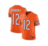 Youth Nike Chicago Bears #12 Allen Robinson II Orange Stitched NFL Limited Rush Jersey