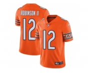 Youth Nike Chicago Bears #12 Allen Robinson II Orange Stitched NFL Limited Rush Jersey