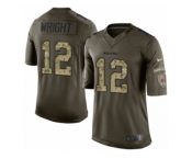Youth Nike Chicago Bears #12 Kendall Wright Limited Green Salute to Service NFL Jersey
