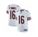 Youth Nike Chicago Bears #16 Pat O'Donnell Vapor Untouchable Limited White NFL Jersey
