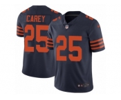 Youth Nike Chicago Bears #25 Ka'Deem Carey Vapor Untouchable Limited Navy Blue 1940s Throwback Alternate NFL Jersey