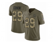 Youth Nike Chicago Bears #29 Tarik Cohen Limited Olive Camo Salute to Service NFL Jersey