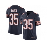 Youth Nike Chicago Bears #35 Johnthan Banks Limited Navy Blue Rush NFL Jersey