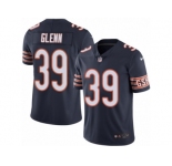 Youth Nike Chicago Bears #39 Jacoby Glenn Limited Navy Blue Rush NFL Jersey