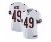 Youth Nike Chicago Bears #49 Sam Acho Vapor Untouchable Limited White NFL Jersey