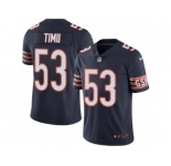 Youth Nike Chicago Bears #53 John Timu Navy Blue Team Color Vapor Untouchable Limited Player NFL Jersey