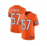 Youth Nike Chicago Bears #57 Dan Skuta Vapor Untouchable Limited Orange Rush NFL Jersey
