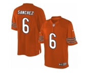 Youth Nike Chicago Bears #6 Mark Sanchez Limited Orange Alternate NFL Jersey