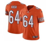 Youth Nike Chicago Bears #64 Eric Kush Orange Alternate Vapor Untouchable Limited Player NFL Jersey