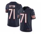 Youth Nike Chicago Bears #71 Josh Sitton Limited Navy Blue Rush NFL Jersey