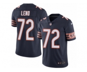 Youth Nike Chicago Bears #72 Charles Leno Limited Navy Blue Rush NFL Jersey