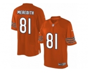 Youth Nike Chicago Bears #81 Cameron Meredith Limited Orange Alternate NFL Jersey