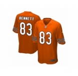 Youth Nike Chicago Bears #83 Martellus Bennett Orange Alternate NFL Jersey
