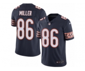 Youth Nike Chicago Bears #86 Zach Miller Limited Navy Blue Rush NFL Jersey