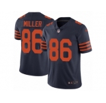 Youth Nike Chicago Bears #86 Zach Miller Vapor Untouchable Limited Navy Blue 1940s Throwback Alternate NFL Jersey