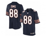 Youth Nike Chicago Bears #88 Dion Sims Limited Navy Blue Team Color NFL Jersey