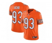 Youth Nike Chicago Bears #93 Sam Acho Limited Orange Rush Vapor Untouchable NFL Jersey