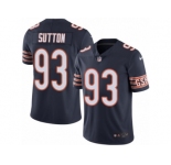 Youth Nike Chicago Bears #93 Will Sutton Limited Navy Blue Rush NFL Jersey